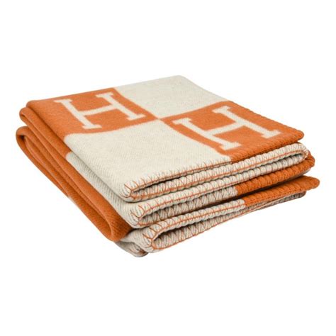 hermes orange h blanket|hermès avalon throw blanket.